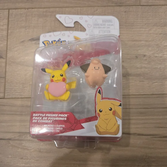 ✨ RARE Pokemon Valentine’s 2026 Battle Figure Pack - FULL SET OF 3 ✨ - Picture 7 of 12